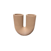 Handmade U-Shaped Deco Vase